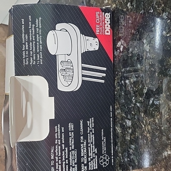 Vintage NIB Rubbermaid Designer Collection Toothbrush Arosa Magnetic Soap Holder - Picture 3 of 10